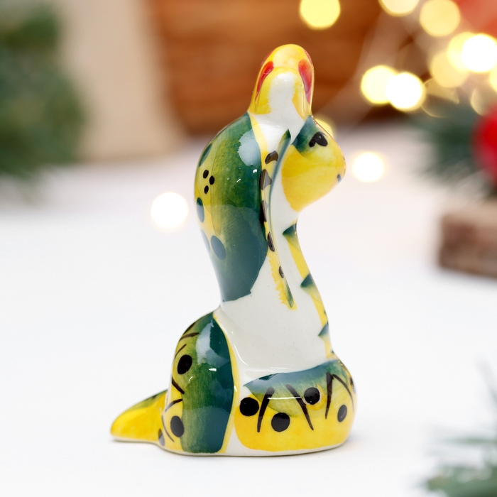 Новый год. Сувенир символ года Новый год. Сувенир символ года "Кобра Королева", 7 см, фарфор