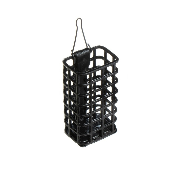 Кормушка прямоугольная с увеличенной петлей и дном, 45 г Кормушка прямоугольная с увеличенной петлей и дном, 45 г