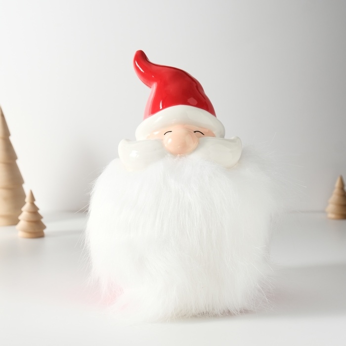 Копилка керамика  Копилка керамика "Дедушка Мороз с большой бородой" 12,4х12,8х19 см