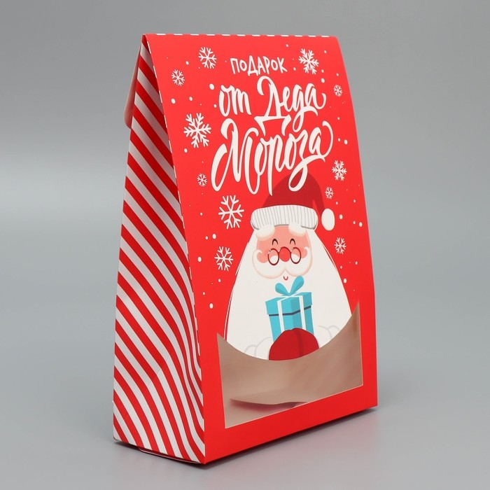 Коробка подарочная новогодняя складная «Дед Мороз», 15 х 7 х 22 см, Новый год Коробка подарочная новогодняя складная «Дед Мороз», 15 х 7 х 22 см, Новый год