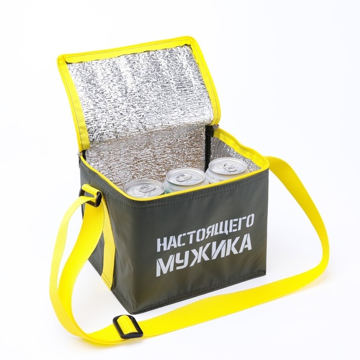 Термосумка под пиво  Термосумка под пиво "Неприкосновенный запас мужика", 22 х 18.5 см