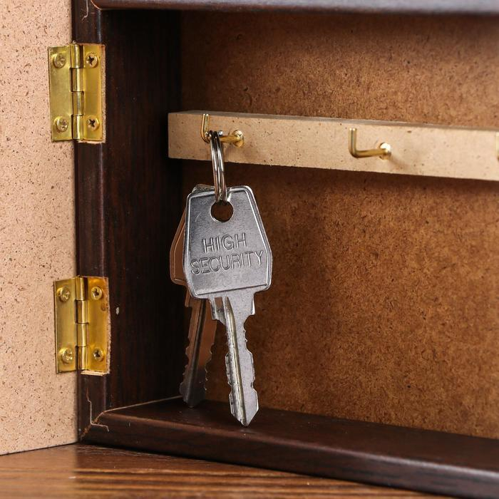 Ключница Ключница "Совы" венге 12х17 см