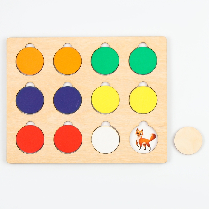 Настольная развивающая игра для детей «Прятки. Найди животных» Настольная развивающая игра для детей «Прятки. Найди животных»