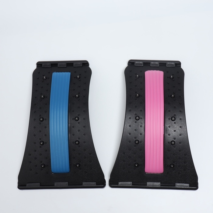 Массажёр для спины, трёхуровневый, с магнитом, 36 × 23 см, цвет МИКС Массажёр для спины, трёхуровневый, с магнитом, 36 × 23 см, цвет МИКС