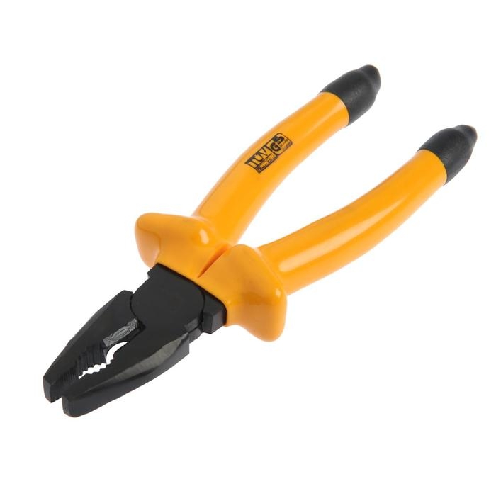 Плоскогубцы диэлектрические ТУНДРА, изолирующие рукоятки из резины до 1000 В, 200 мм Плоскогубцы диэлектрические ТУНДРА, изолирующие рукоятки из резины до 1000 В, 200 мм