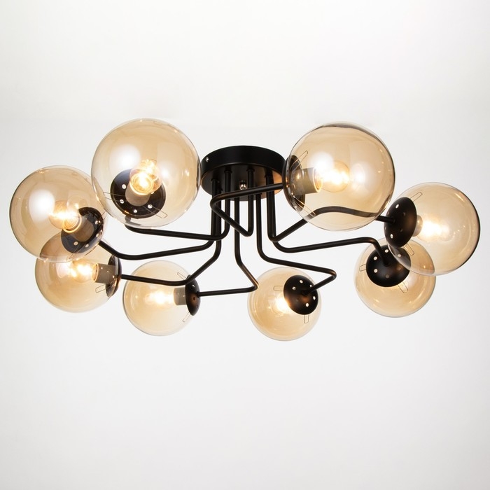 Люстра 2792/8 E27 40Вт черный 80х80х30 см BayerLux Люстра 2792/8 E27 40Вт черный 80х80х30 см BayerLux