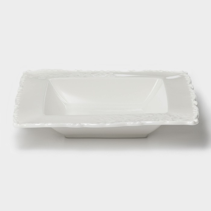 Тарелка глубокая фарфоровая Magistro Kingdom, 340 мл, 22×4 см Тарелка глубокая фарфоровая Magistro Kingdom, 340 мл, 22×4 см