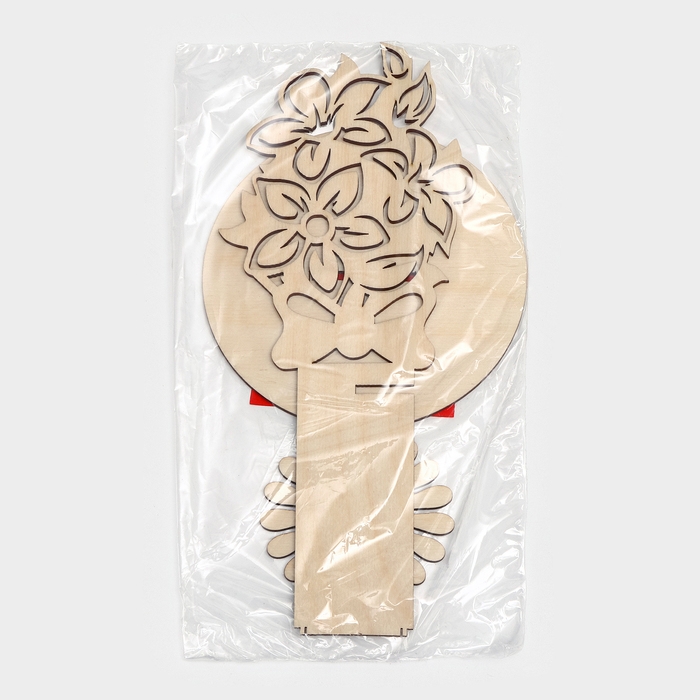 Салфетница деревянная «Букет с бантом», 25×13×13 см Салфетница деревянная «Букет с бантом», 25×13×13 см