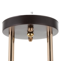 Люстра 2176/3 E27 40Вт кофе-золото 50х26х22 см BayerLux