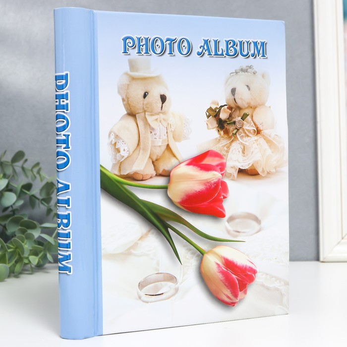 Фотоальбом магнитный 20 листов  Фотоальбом магнитный 20 листов "Цветы" МИКС