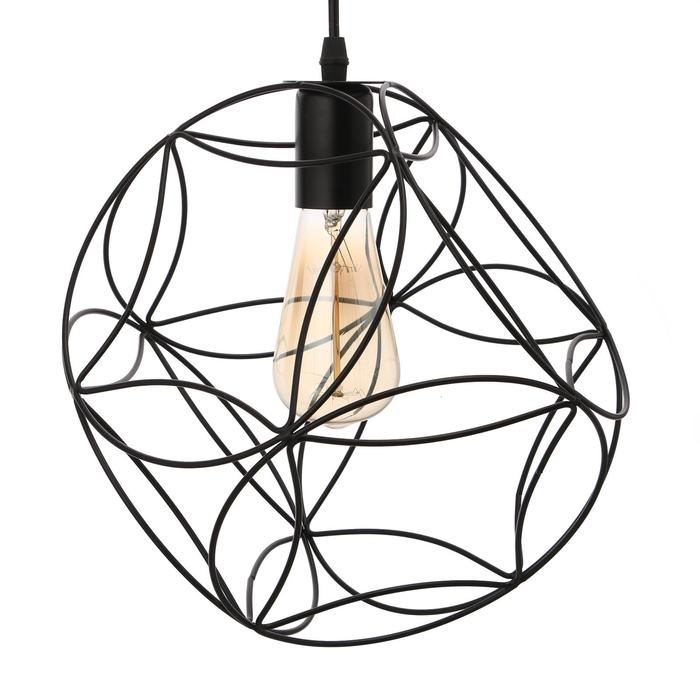 Светильник BayerLux 669914/1 E27 40Вт черный 21х21х121 см Светильник BayerLux 669914/1 E27 40Вт черный 21х21х121 см