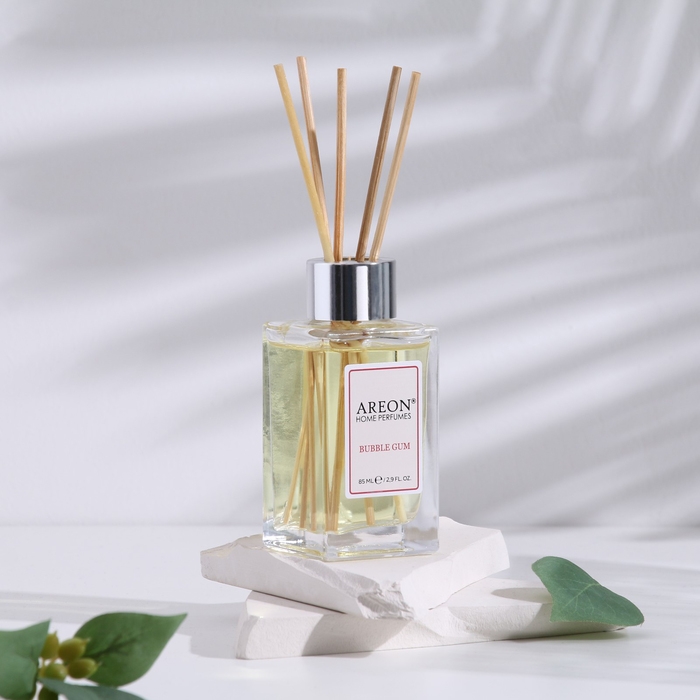 Диффузор ароматический для дома Areon Sticks, 85 мл, Диффузор ароматический для дома Areon Sticks, 85 мл, "Bubble Gum"