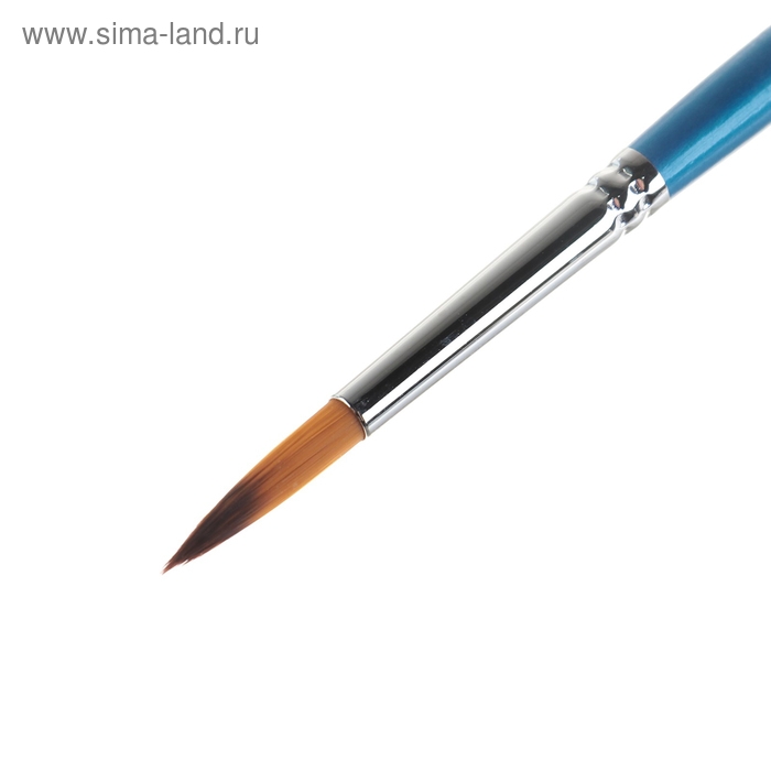 Кисть синтетика, круглая №6, Кисть синтетика, круглая №6, "Гамма"