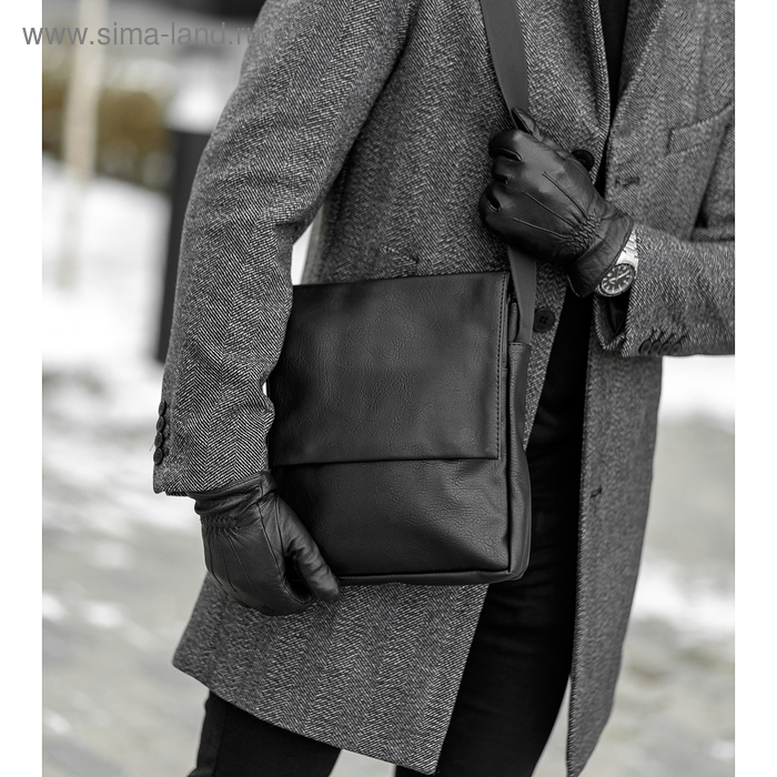 Сумка мужская «Сакси», цвет чёрный Сумка мужская «Сакси», цвет чёрный