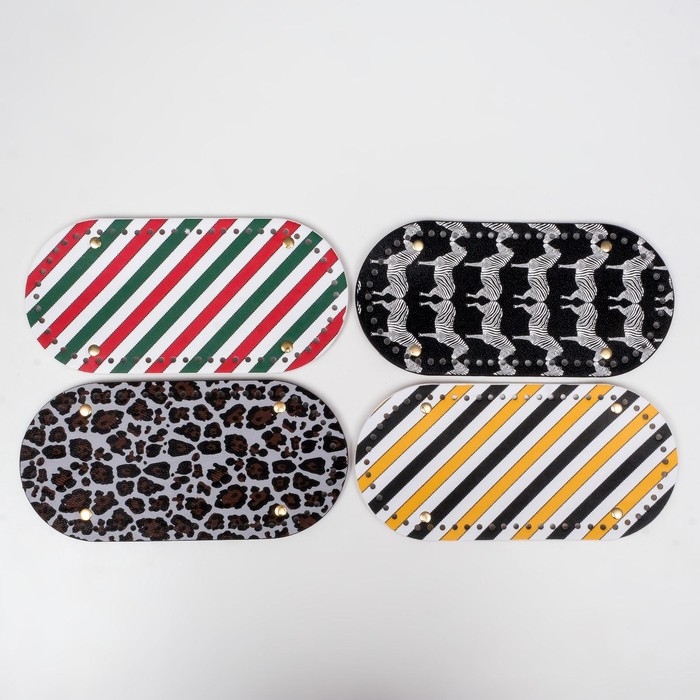 Основа для вязаных изделий кожзам Основа для вязаных изделий кожзам "Вытянутая с рисунком" МИКС 12х25 см