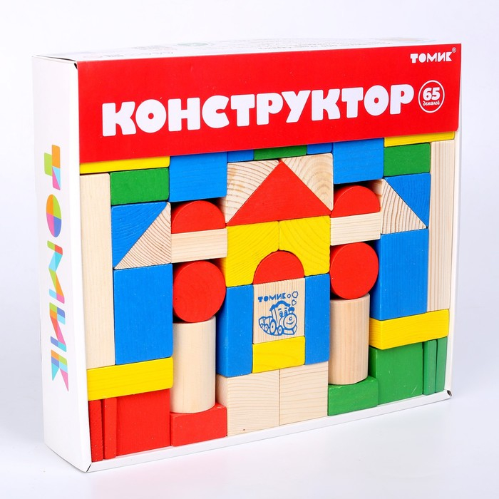 Конструктор «Цветной», 65 элементов Конструктор «Цветной», 65 элементов