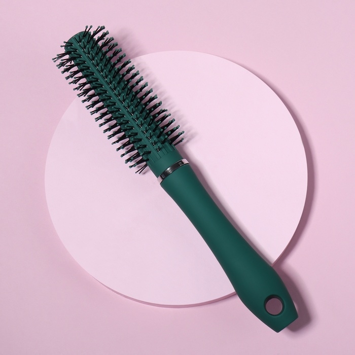 Брашинг, прорезиненная ручка, d = 1,8/4 × 22 см, цвет бирюзовый Брашинг, прорезиненная ручка, d = 1,8/4 × 22 см, цвет бирюзовый