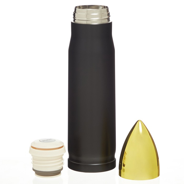 Термоc, 450 мл, Пуля Термоc, 450 мл, Пуля "Мастер К", 28 х 7 см, чёрный