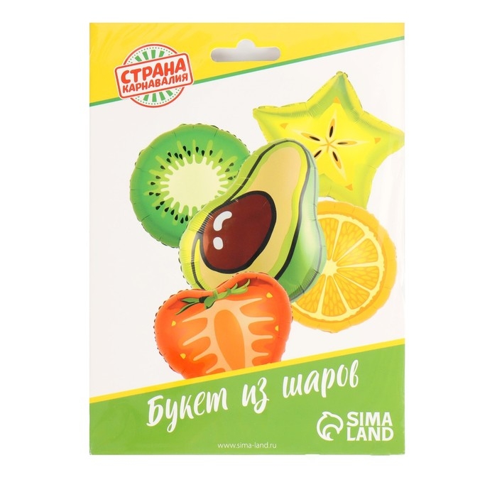 Букет из шаров «Фруктовый МИКС», набор 5 шт. Букет из шаров «Фруктовый МИКС», набор 5 шт.