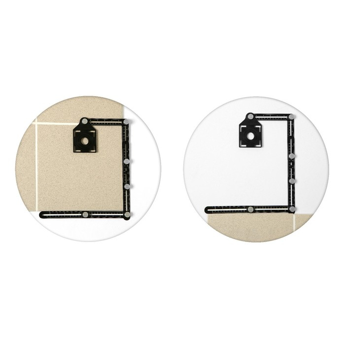 Складная линейка ТУНДРА, для позиционирования отверстий при сверлении, 6 углов, 25-45-60 Складная линейка ТУНДРА, для позиционирования отверстий при сверлении, 6 углов, 25-45-60