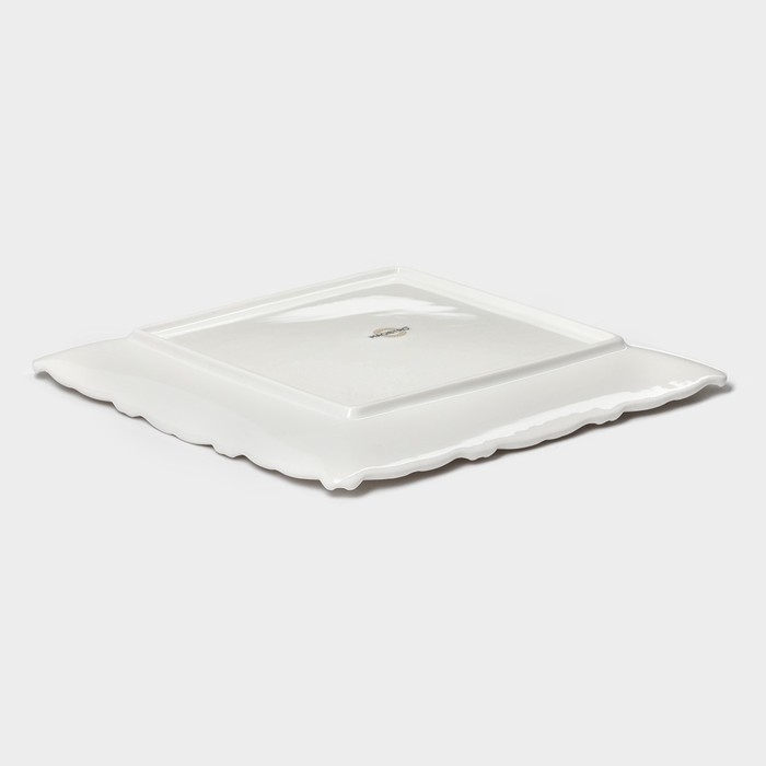 Тарелка фарфоровая пирожковая Magistro Kingdom, 21×2,1 см Тарелка фарфоровая пирожковая Magistro Kingdom, 21×2,1 см