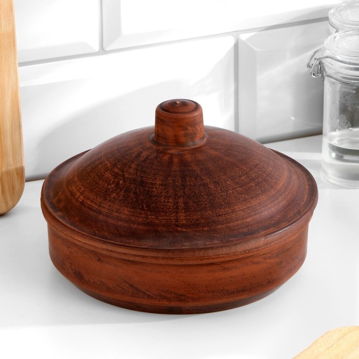 Жаровня с крышкой Жаровня с крышкой "Гладь", 0,65 л. 9,5 х 15 х 15 см