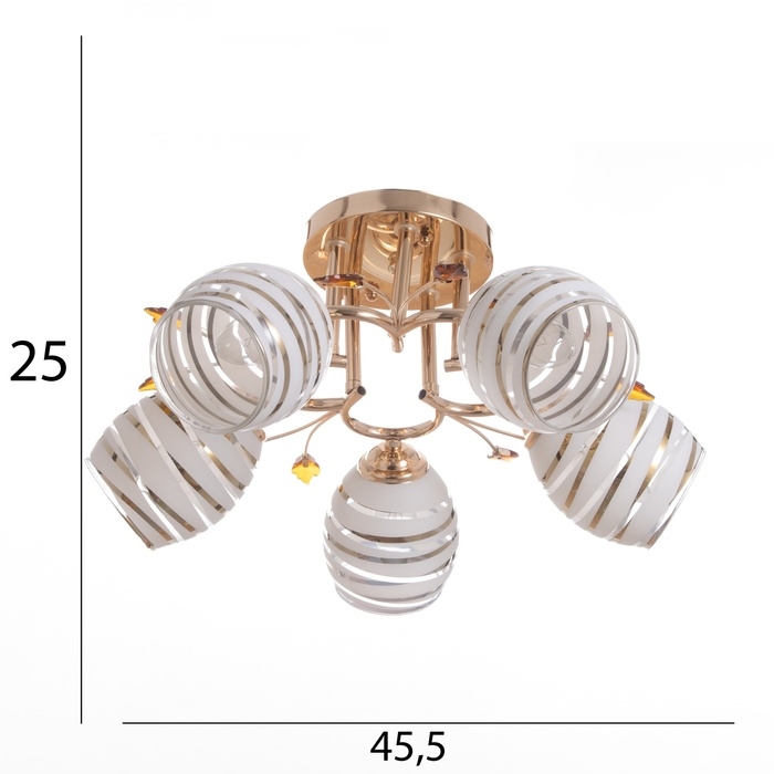 Люстра Люстра "Бет" 5х40Вт Е27 Золото МОДЕЛЬ: 2612365