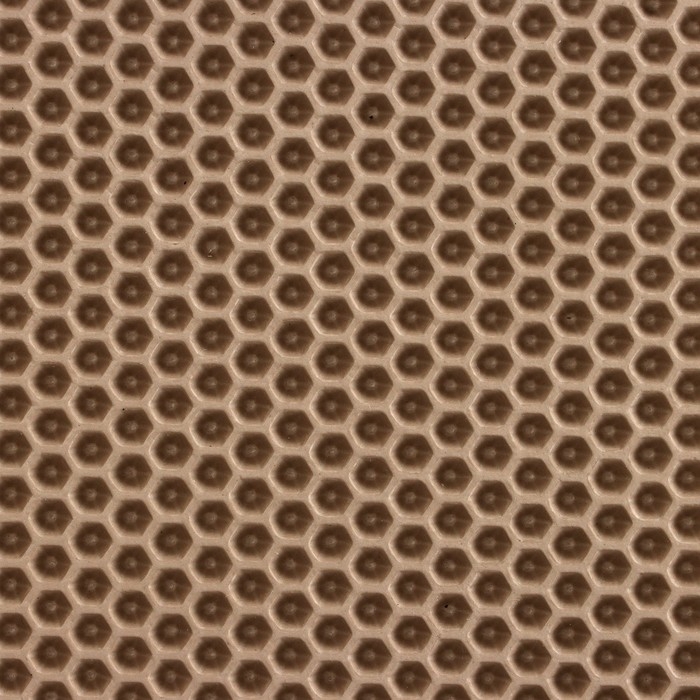 Коврик eva универсальный Grand Caratt, Соты 46 х 66 см, бежевый Коврик eva универсальный Grand Caratt, Соты 46 х 66 см, бежевый