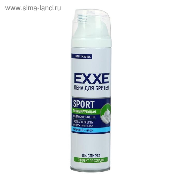 Пена для бритья Exxe Sport Energy Cool Effect, тонизирующая, 200 мл Пена для бритья Exxe Sport Energy Cool Effect, тонизирующая, 200 мл