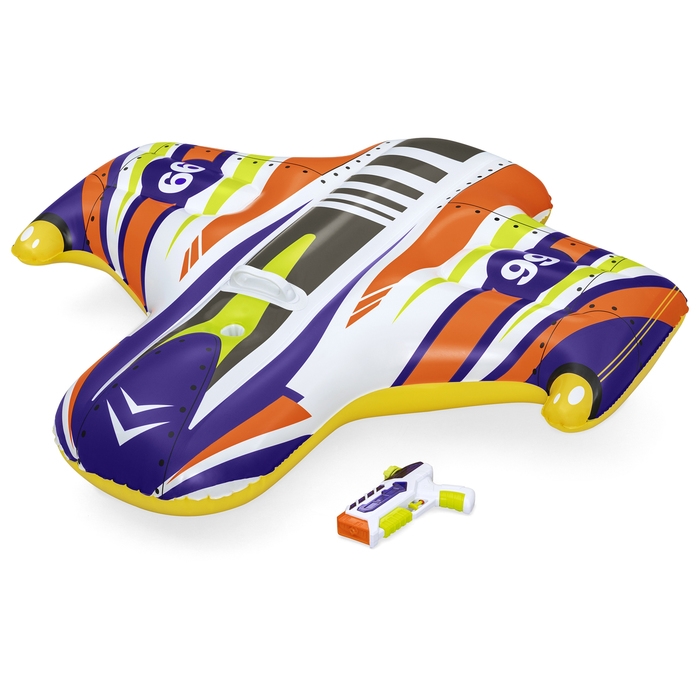 Плотик для плавания «Самолёт», детский, 117х107 см, с водным пистолетом, 41503 Плотик для плавания «Самолёт», детский, 117х107 см, с водным пистолетом, 41503