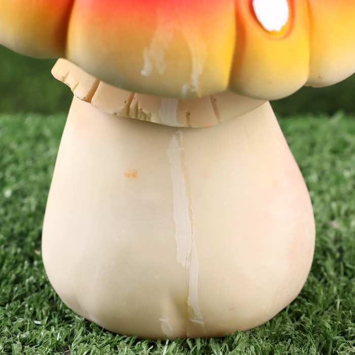 Садовая фигура  Садовая фигура "Мухомор" 12х12х15см ///