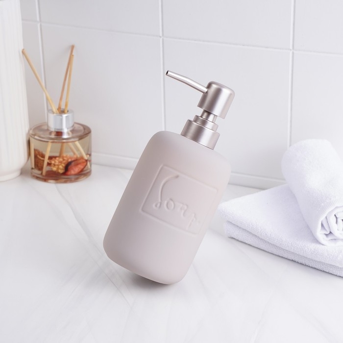 Дозатор для жидкого мыла SAVANNA Do it soft, 420 мл, цвет розовый Дозатор для жидкого мыла SAVANNA Do it soft, 420 мл, цвет розовый