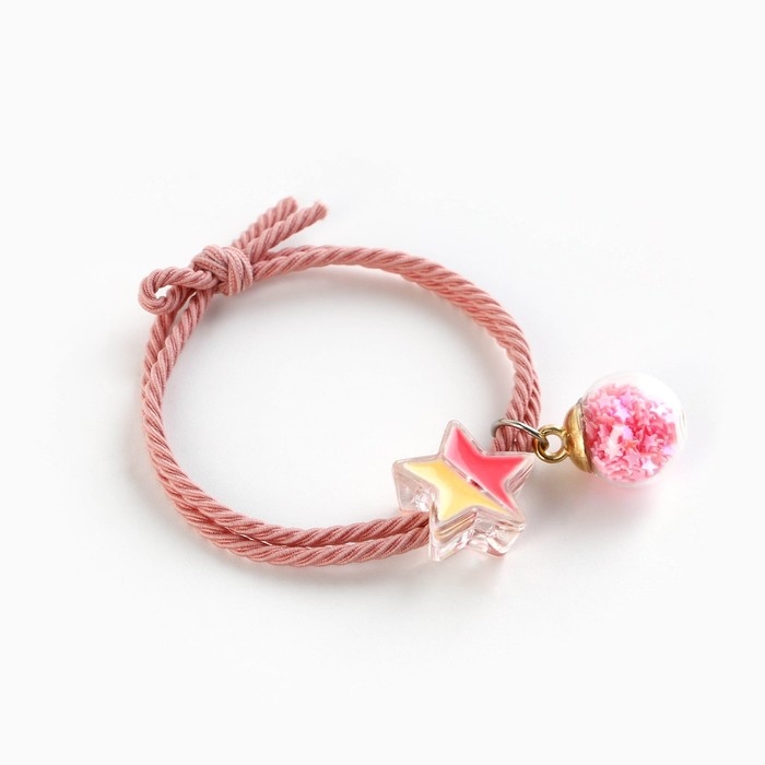 Резинка для волос новогодняя «Самой очаровательной» на Новый год, диам, 5 см Резинка для волос новогодняя «Самой очаровательной» на Новый год, диам, 5 см