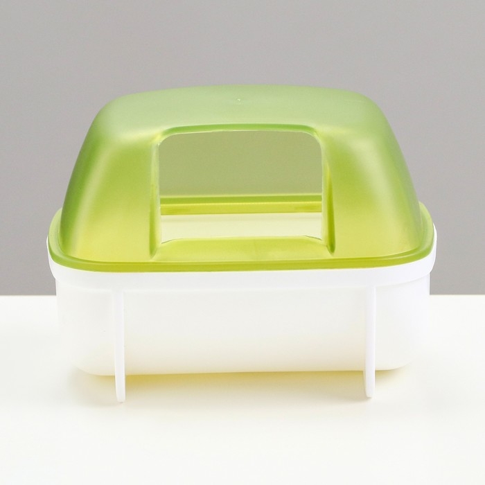 Туалет для грызунов Туалет для грызунов "Пижон", 10,2 х 7,2 х 7,2 см, зелёный