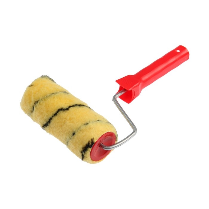 Валик ЛОМ, полиэстер, 150 мм, рукоятка d=6 мм, D=48 мм, ворс 10 мм Валик ЛОМ, полиэстер, 150 мм, рукоятка d=6 мм, D=48 мм, ворс 10 мм