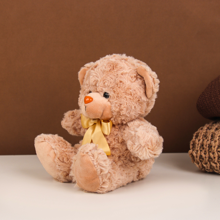 Мягкая игрушка «Медведь», 20 см, цвет бежевый Мягкая игрушка «Медведь», 20 см, цвет бежевый