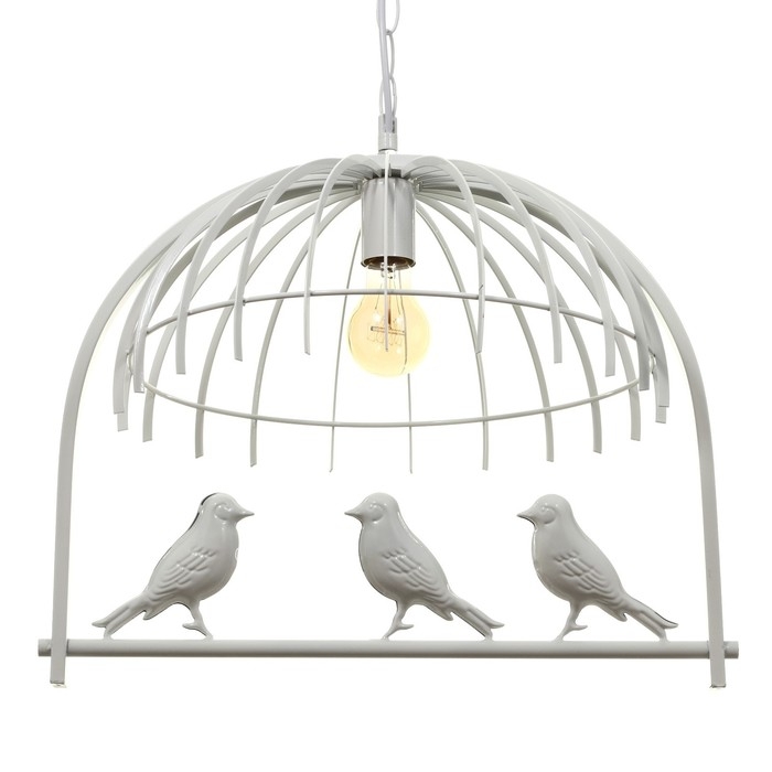 Люстра BayerLux Люстра BayerLux "Птицы" 1x40W E27 белый49x35x35 см
