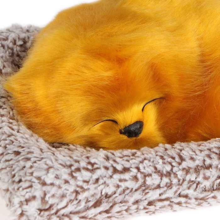 Игрушка на панель авто, собака на подушке, рыжий окрас Игрушка на панель авто, собака на подушке, рыжий окрас