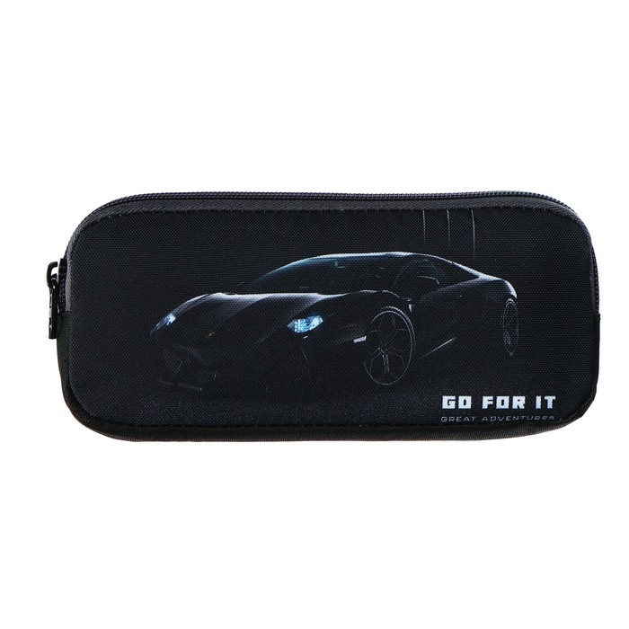 Пенал мягкий, 2 отделения, объёмный, 90 х 220 х 40 мм, Stavia Пенал мягкий, 2 отделения, объёмный, 90 х 220 х 40 мм, Stavia "Монохром" чёрный 86220