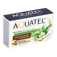Крем-мыло для рук твердое Aquatel &laquo;Зеленый чай матча&raquo;, 90 г
