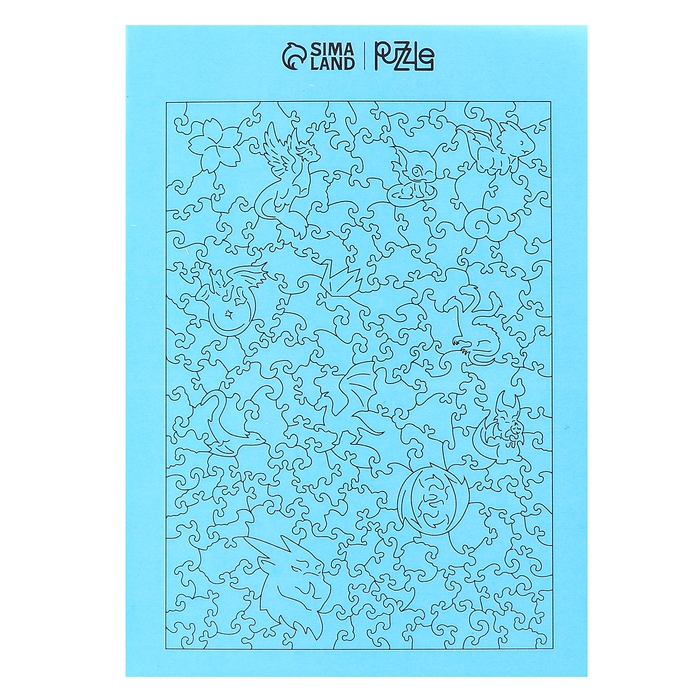Фигурный пазл «Сказочный дракон» Фигурный пазл «Сказочный дракон»