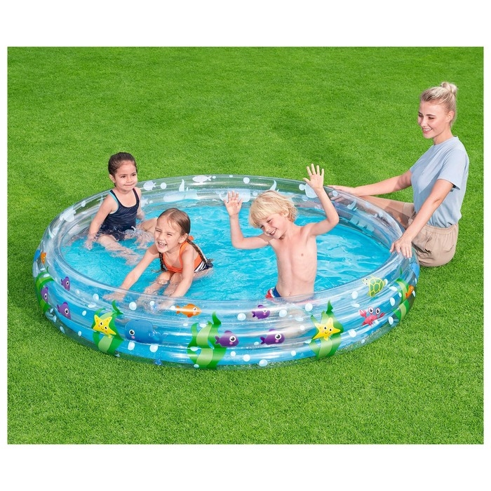 Бассейн надувной «Подводный мир», 183 х 33 см, 51005 Bestway Бассейн надувной «Подводный мир», 183 х 33 см, 51005 Bestway
