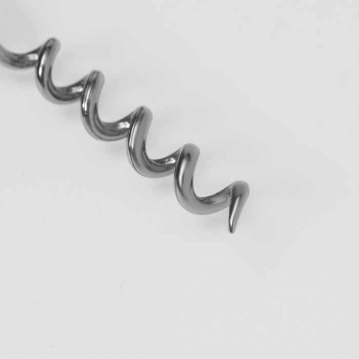 Штопор - открывашка универсальная Доляна, 12 см, цвет чёрный Штопор - открывашка универсальная Доляна, 12 см, цвет чёрный