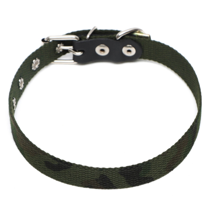 Ошейник брезентовый однослойный Ошейник брезентовый однослойный "Камуфляж", 50 х 2 см, ОШ 25-35 см