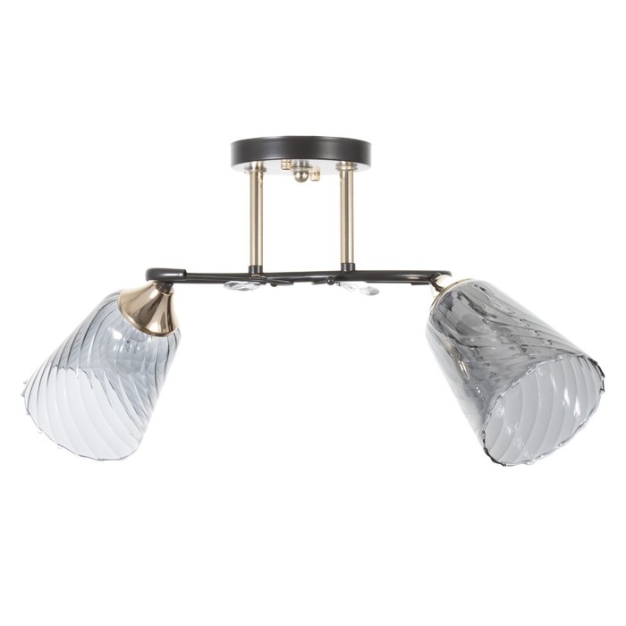 Люстра Люстра "Рони" 2хЕ27 40Вт черный 50х20х23см BayerLux