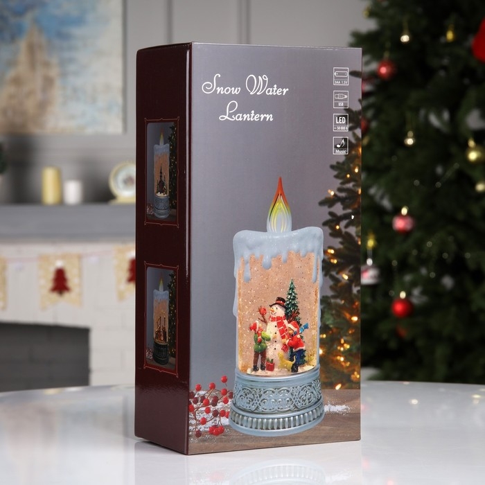 Светодиодная фигура «Свеча с Дедом Морозом» 13.8 × 30 × 8.4 см, пластик, батарейки ААх3 (не в комплекте), USB, свечение тёплое белое Светодиодная фигура «Свеча с Дедом Морозом» 13.8 × 30 × 8.4 см, пластик, батарейки ААх3 (не в комплекте), USB, свечение тёплое белое