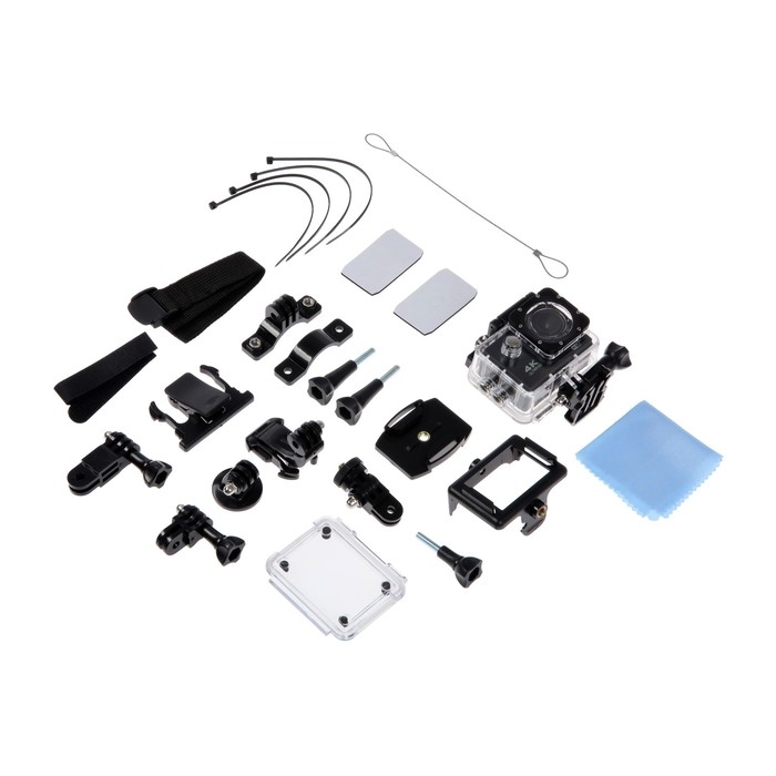 Экшн-камера Cam-16, 1920*1080 - 30 Fps, 900 мАч, аквабокс + набор креплений, чёрная Экшн-камера Cam-16, 1920*1080 - 30 Fps, 900 мАч, аквабокс + набор креплений, чёрная