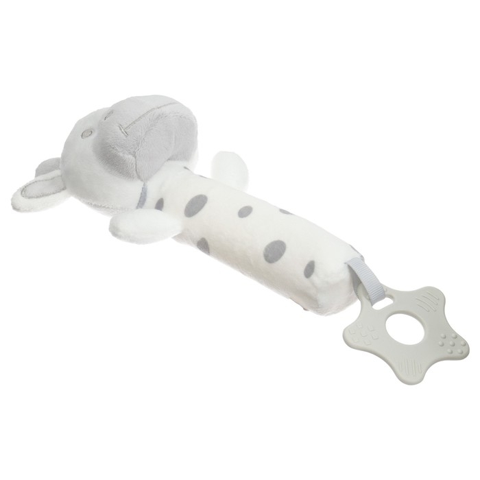 Пищалка - погремушка «Коровка», с прорезывателем, Крошка Я Пищалка - погремушка «Коровка», с прорезывателем, Крошка Я