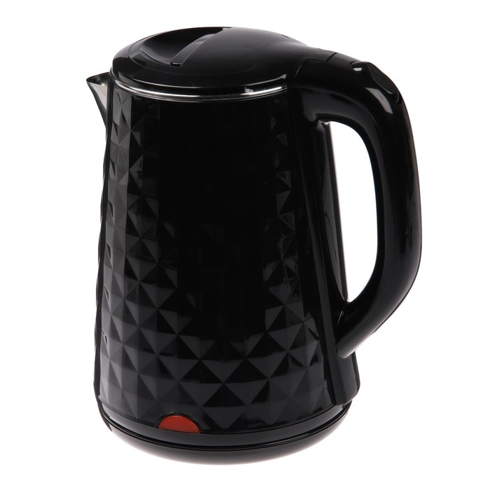 Чайник электрический Чайник электрический "Василиса" ВА-1033, пластик, колба металл, 1.8 л, 1500 Вт, чёрный