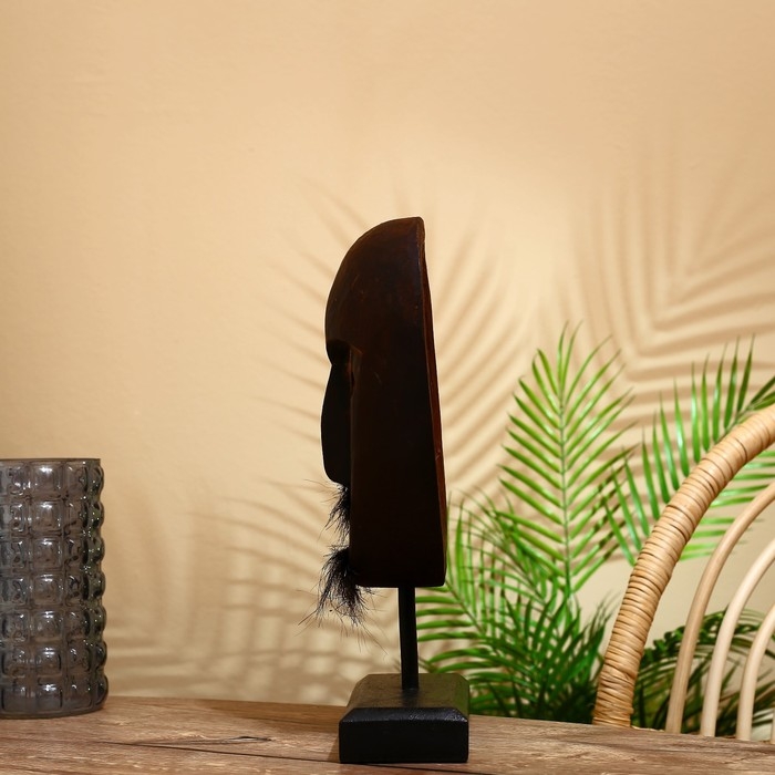 Маска Маска "Оруэл" на подставке, албезия 37 см